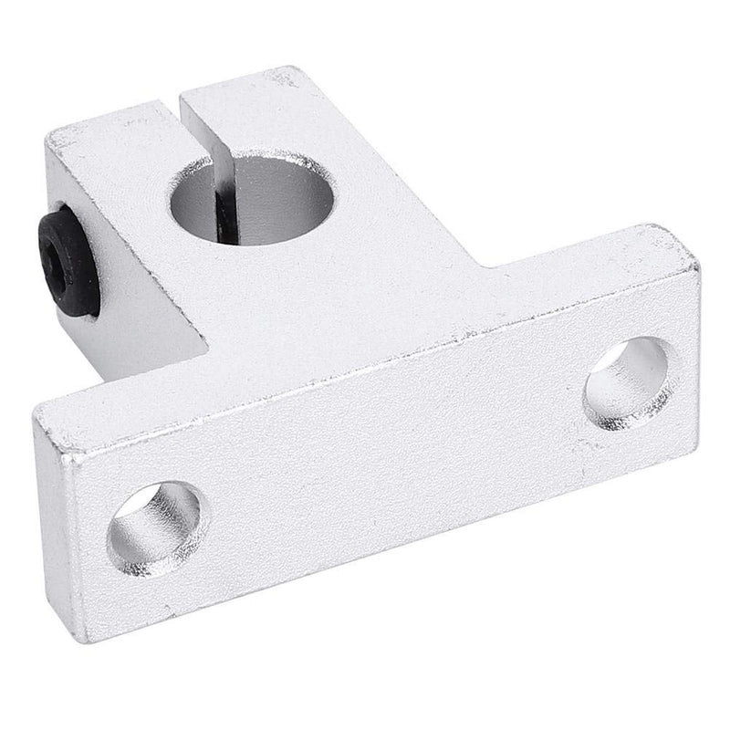 Shaft Bracket, 4PCs SK10 Shaft Bracket Hardware Fastener Aluminum Alloy Rail Accessory Industrial Tool, Simply Installed