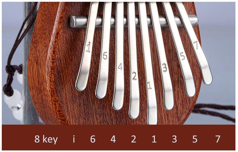 Kalimba 8 Keys Thumb (Brown)