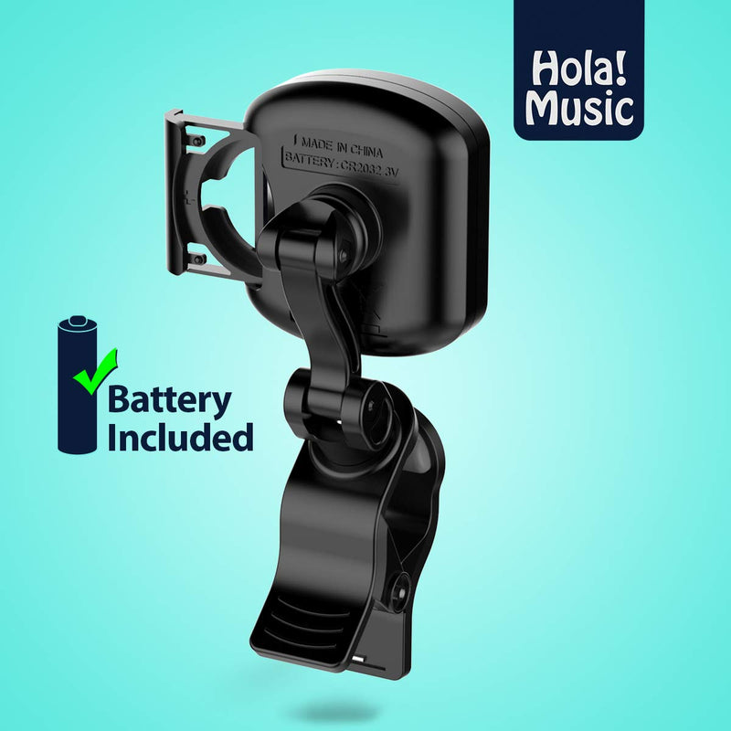 Clip-on Ukulele Tuner UT-100 by Hola! Music with Chromatic Tuning Mode