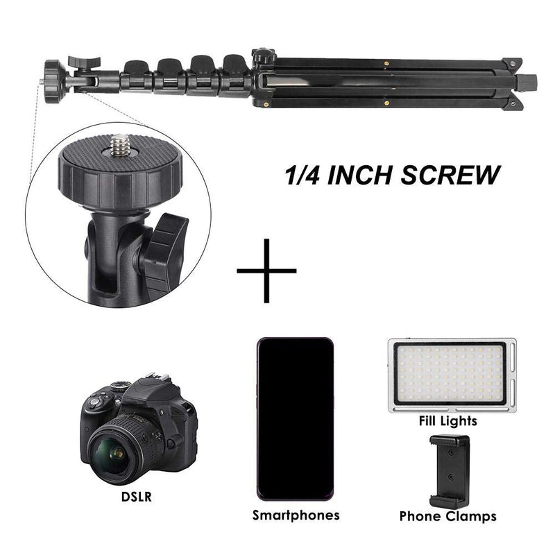 [AUSTRALIA] - FL019 Light Stand Photography Photo Studio Light Stands for Video Aluminum Alloy Black Multifunction Adjustable Light Stand Mobile Phone Live Bracket Photograph Tripod 