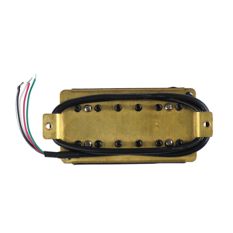 FLEOR Bridge Pickup Double Coil Humbucker Pickups for Electric Guitar Pickup-Black Black