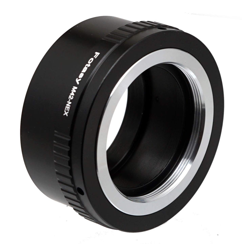 Fotasy Copper Adjustable M42 Lens to Sony E-Mount Adapter, 42mm Screw Mount to Sony E-Mount Adapter, M42 to E Mount, fit Sony NEX-7 a3000 a3500 a5000 a5100 a6000 a6100 a6300 a6400 a6400 a6500 a6600 M42 Lens- E-Mount