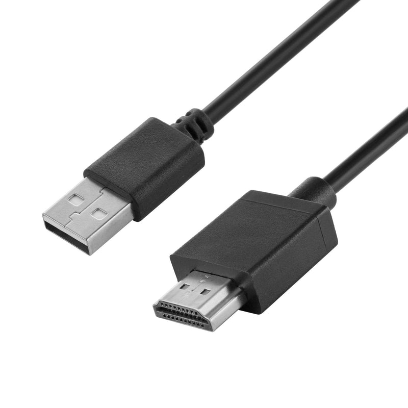 USB to HDMI Cable, USB 2.0 Male to HDMI Male Adapter Cord USB Charging Cable for All HDMI Devices (1m, Only for Charging, No Video Transfer Function) 1m