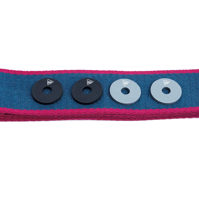 IVU Creator guitar strap locks premium strap blocks-Black and Gray Black and Gray