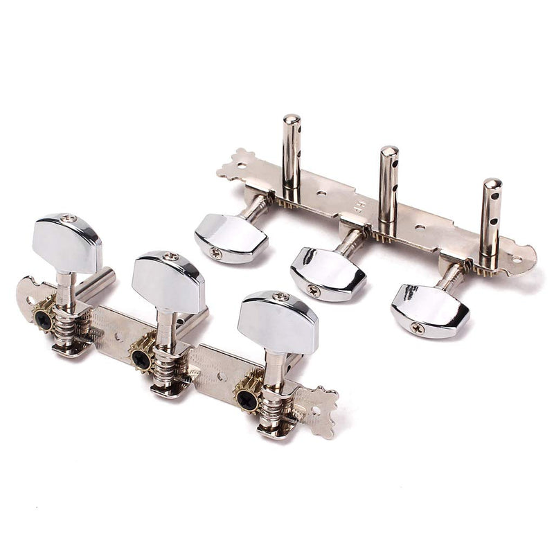 Alnicov Guitar Tuners,2PCS Classical Guitar Tuners Tuning Pegs Keys Machine Heads Chrome