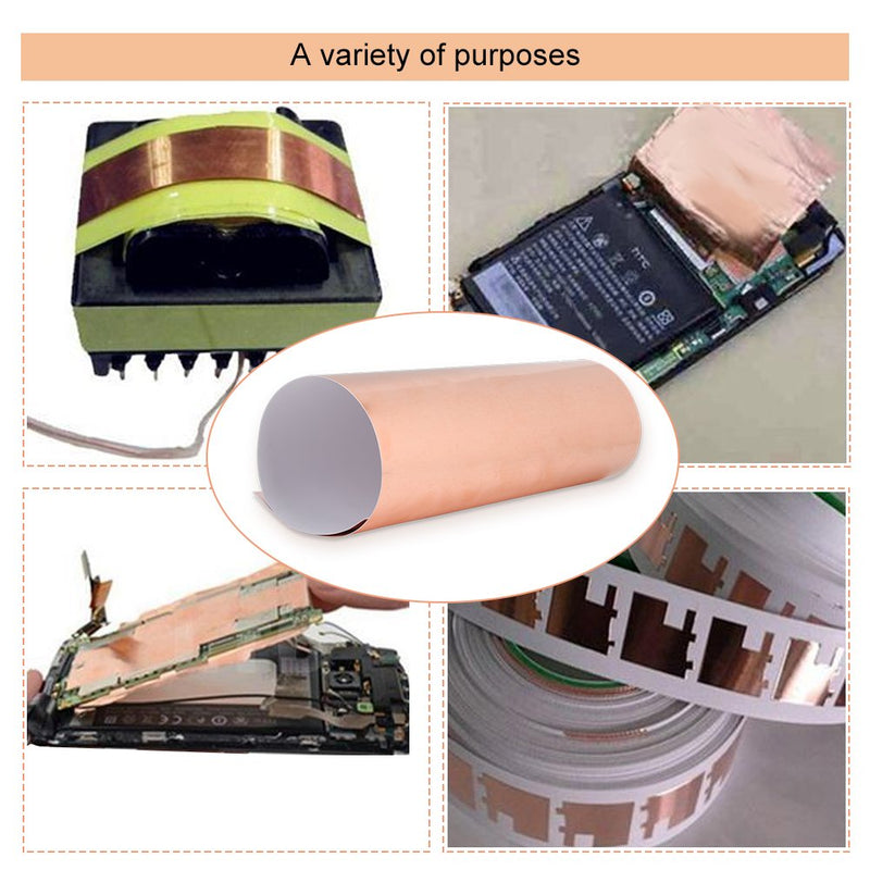5Pcs Guitar Copper Foil Tape Conductive Adhesive Waterproof Tape