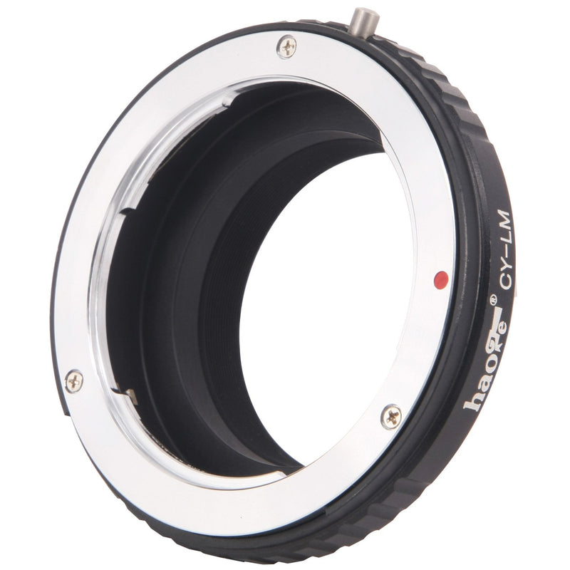 Haoge Lens Mount Adapter for Contax/Yashica C/Y CY Lens to Leica M LM Mount Camera Such as M240, M240P, M262, M3, M2, M1, M4, M5, M6, MP, M7, M8, M9, M9-P, M Monochrom, M-E, M, M-P, M10, M-A