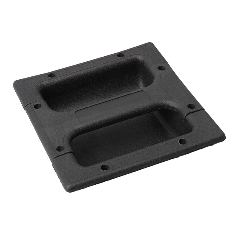 Bstinay 2 x Black Plastic Replacement Recessed Handle for Guitar Amp Cabinet Speaker