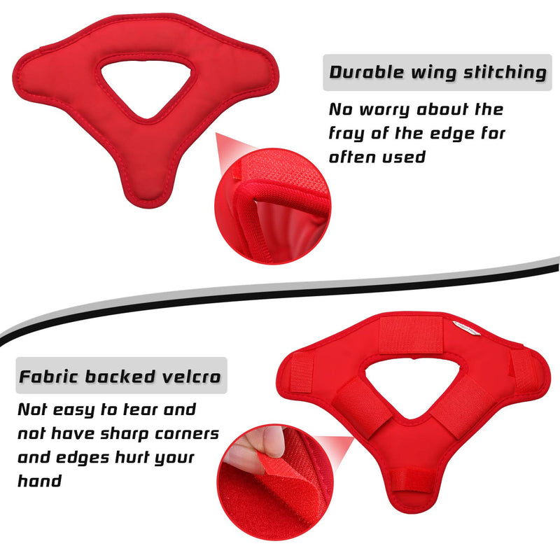 The Combo of VR Face Silicone Cover Mask Pad & Head Strap Pad Cushion Compatible for Oculus Quest Sweatproof Light Blocking (Washable) for Virtual Reality Headset( Not for Quest 2) Red