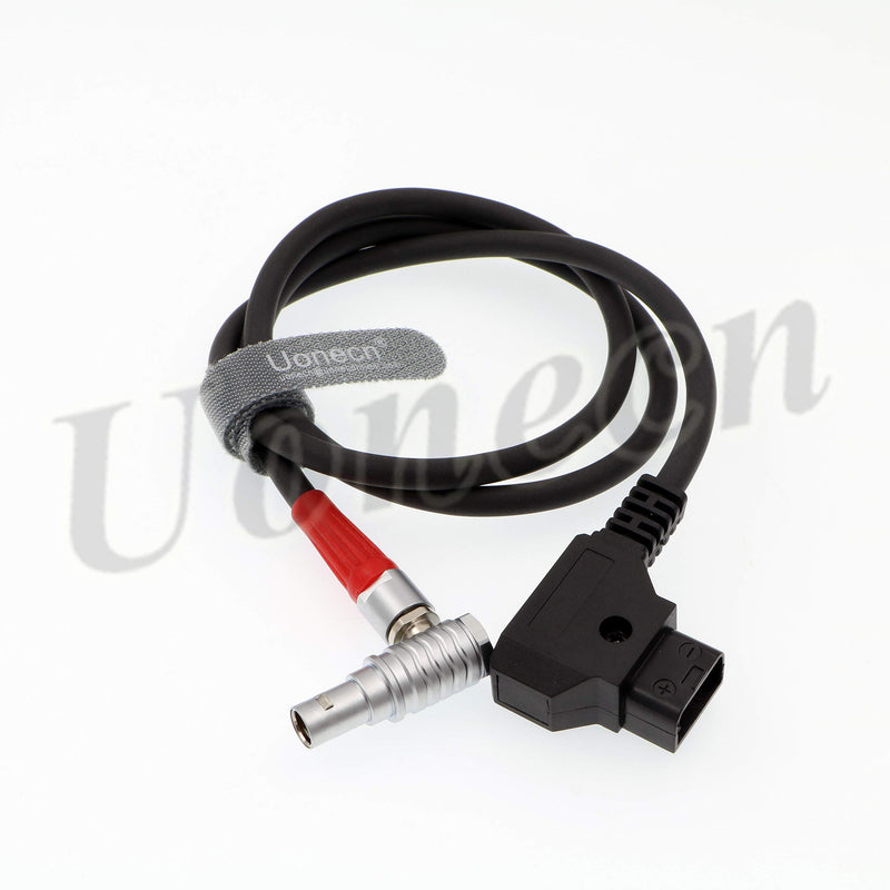 Uonecn for Anton Bauer Power Cable for Zacuto Gratical Eye Viewfinder D-Tap to Right Angle 2 Pin Male Rotate 180 Degree 28''