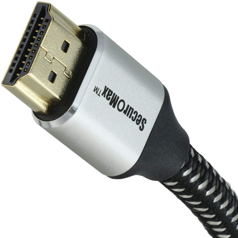 HDMI Cable (8K, 4K, HDCP 2.2, HDR, ARC, 48Gbps) with Braided Cord, 6 Feet