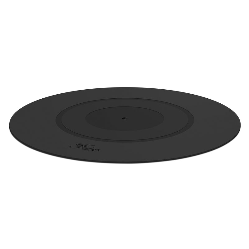 [AUSTRALIA] - Turntable Platter Mat Black Rubber Silicone Design for Universal to All LP Vinyl Record Players 