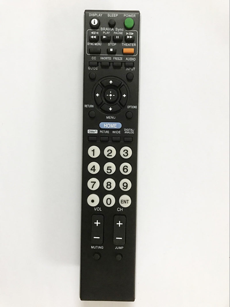 Replacement Remote Controller use for KDL-52V4100 KDL-32VL140 KDL-40V3000 KDL-46WL140 Sony Bravia LCD HDTV