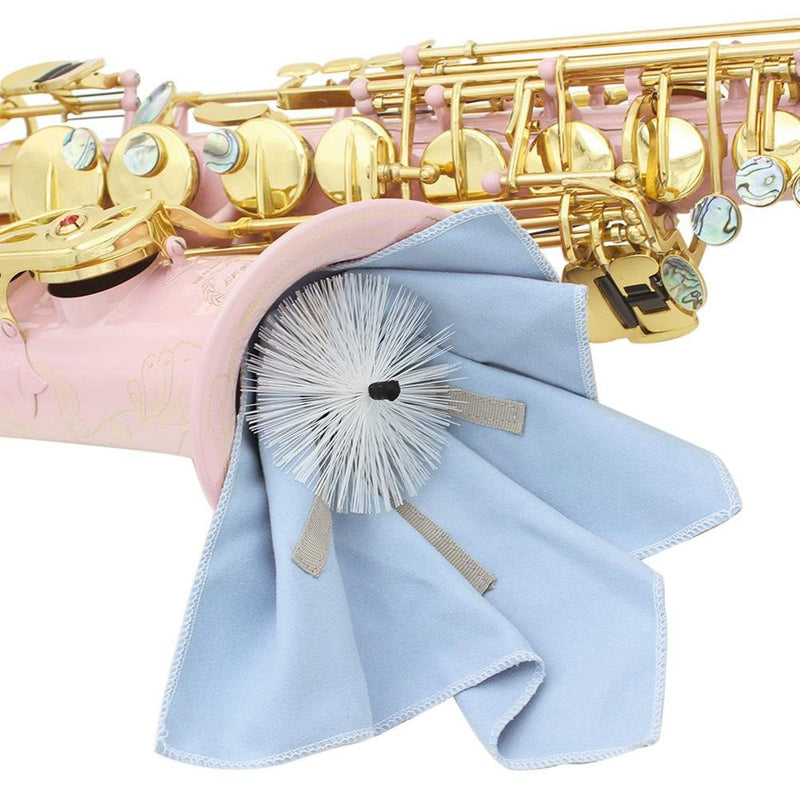 Sax Cleaning Cloth, Durable Quick Drying Cleaning Sax Clarinet Cleaner Cloth for Tube Inside