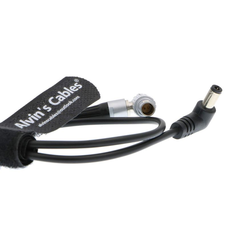 Alvin's Cables DC Right Angle to 2 Pin Male Cable for Teradek Bolt Transmitter, Z-CAM E2 Flagship Series Cameras (E2-S6/E2-F6/E2-F8) from Tilta Battery Plate