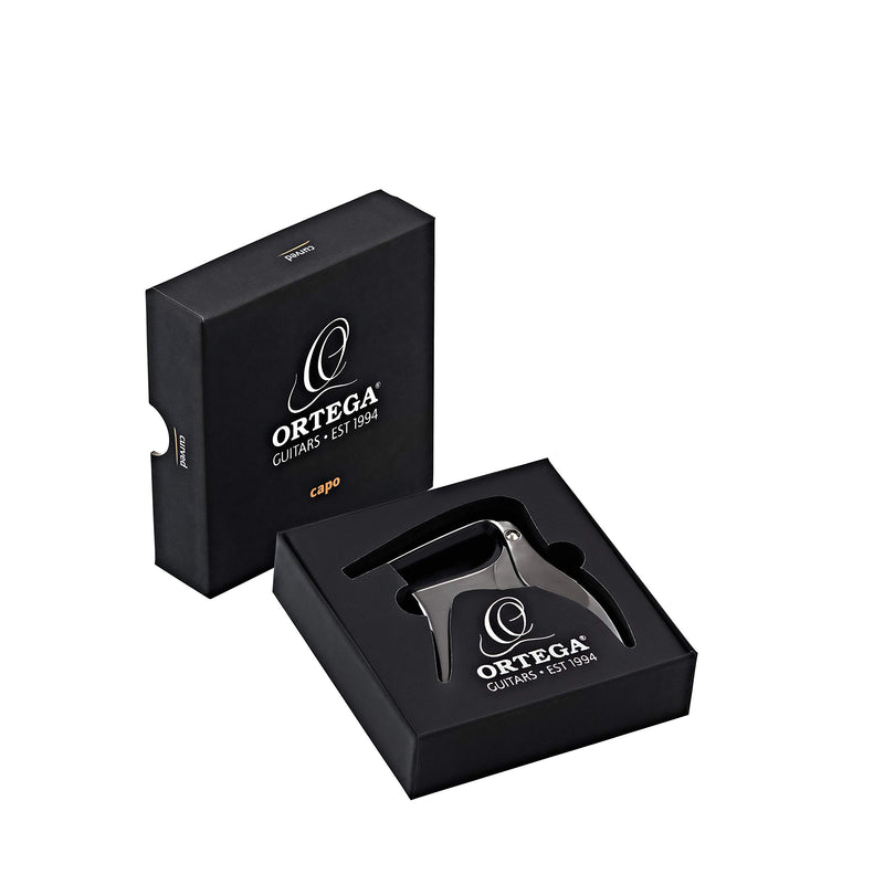 ORTEGA capodaster for Uke/Banjo OCAPOUKE-BCR"Special Edition" black chrome incl. Gift Box