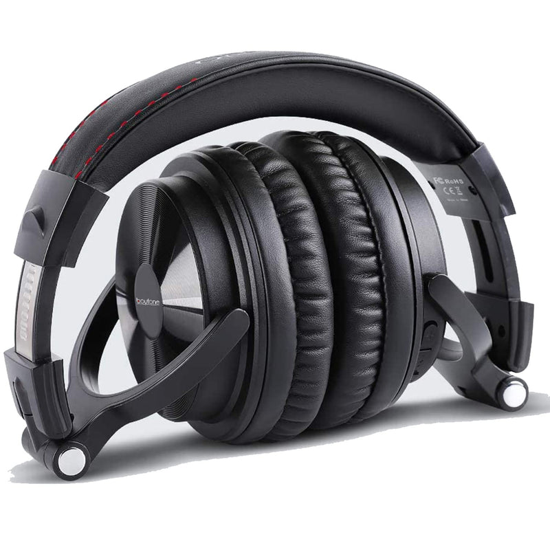 [AUSTRALIA] - Boytone BT-10BK Wired Over Ear Headphones Studio Monitor & Mixing DJ Stereo Headsets with 50mm Drivers and 1/4 to 3.5mm Audio Jack for Audio Mixer Computer, Phone, Guitar, Laptop, Amplifire 