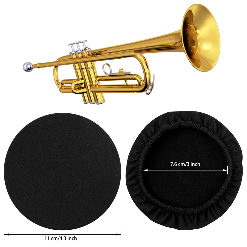 Music Instrument Bell Cover, 4-4.3'', Ideal for Alto Saxophone, Trumpet Bell Cover(Alto Sax Cover) Alto Sax Cover