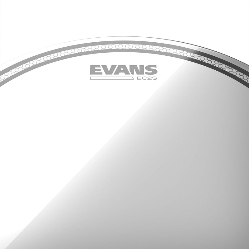 Evans EC2 Tompack, Clear, Fusion (10 inch, 12 inch, 14 inch) Clear Fusion