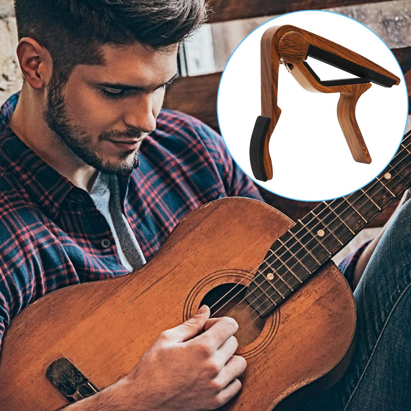 MOREYES Classical Guitar Capo Specially for Classical Guitar Nylon String with Guitar Pick (Classical)