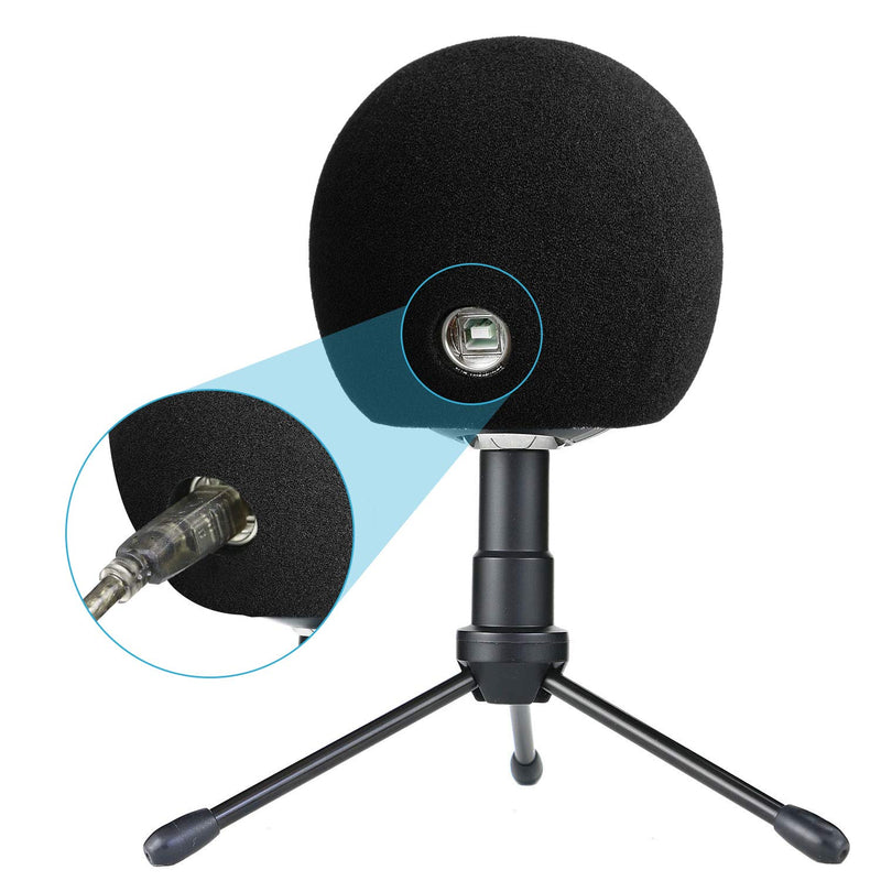 Chromlives Mic Foam Cover Compatible with Blue Snowball Ice,Pop Filfter Windscreen Cover Compatible with Blue Snowball Foam windscreen