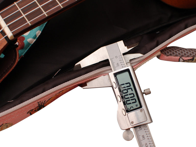 [AUSTRALIA] - MUSIC FIRST Canvas"MISS CAT" ukulele case ukulele bag, Double Shoulder Straps, New Arrial, Original Design, Best Christmas Gift! (Fit for 21 inch Soprano Ukulele, Double Shoulder Straps) Fit for 21 inch Soprano Ukulele 