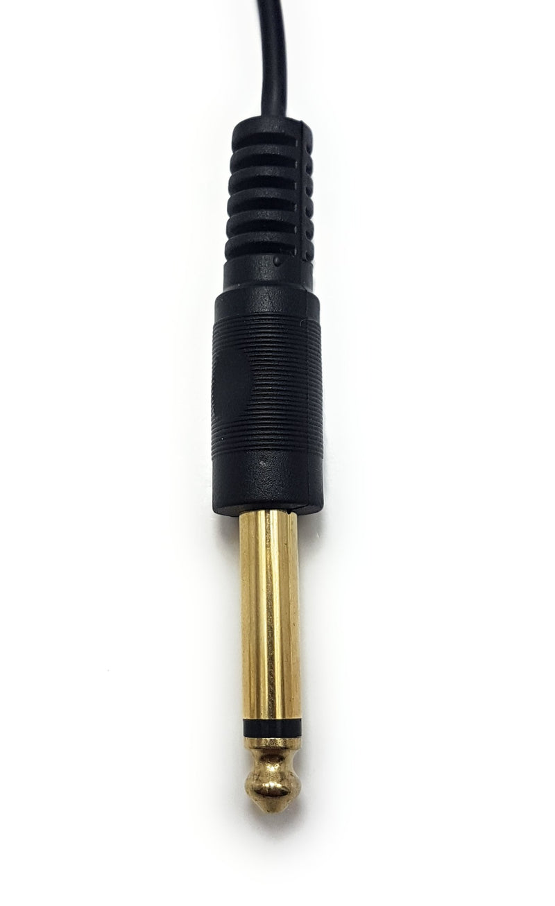 MainCore 50cm long Gold Plated 3.5mm MONO Jack to 6.35mm MONO Jack Plug (Available in 0.50m, 1m, 2m, 3m) (0.5m)