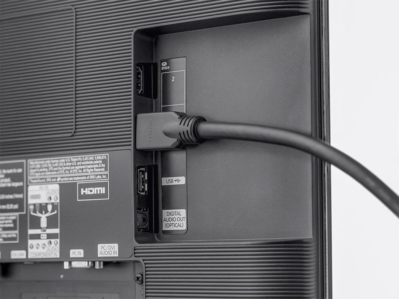 Monoprice High Speed HDMI Cable - 15 Feet - Black | No Logo, 4K @ 60Hz, HDR, 18Gbps, YUV 4:4:4, 26AWG, CL2 - Commercial Series 15ft