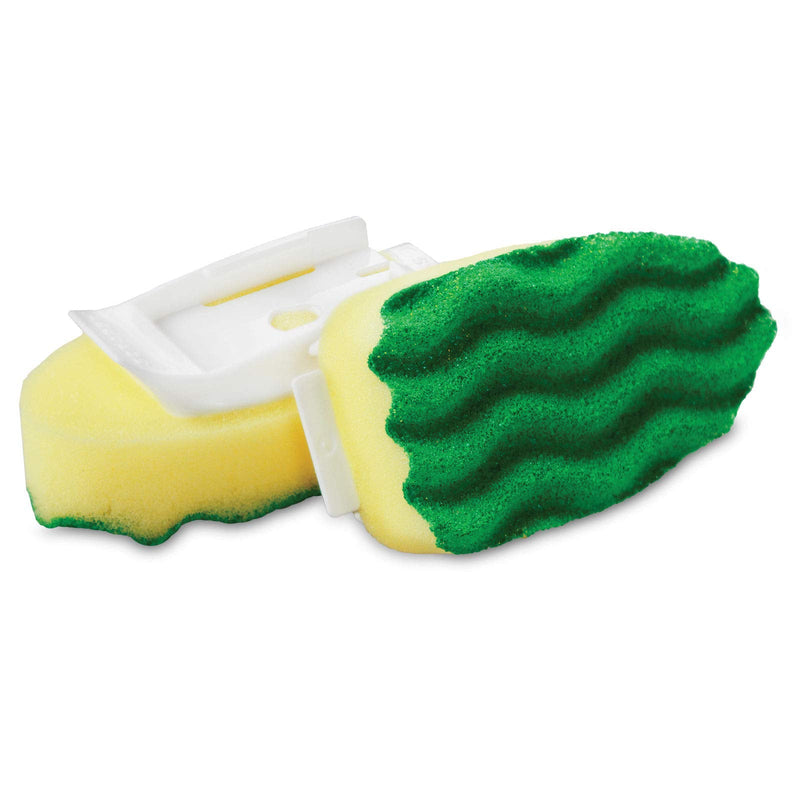 Libman All-Purpose Scrubbing Dish Wand - Fillable, with 4 Multi-Purpose Sponge Head Refills