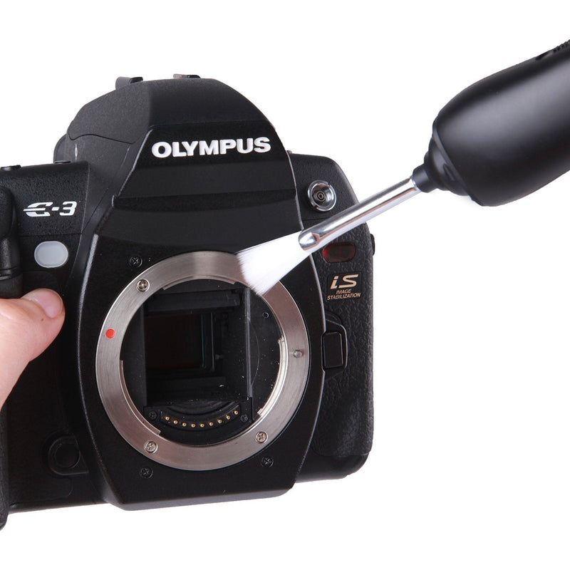 Movo MV-B100 Sensor Cleaning Brush with 4 LED Lights and Motorized Static Brush for DSLR and Mirrorless Camera Lenses