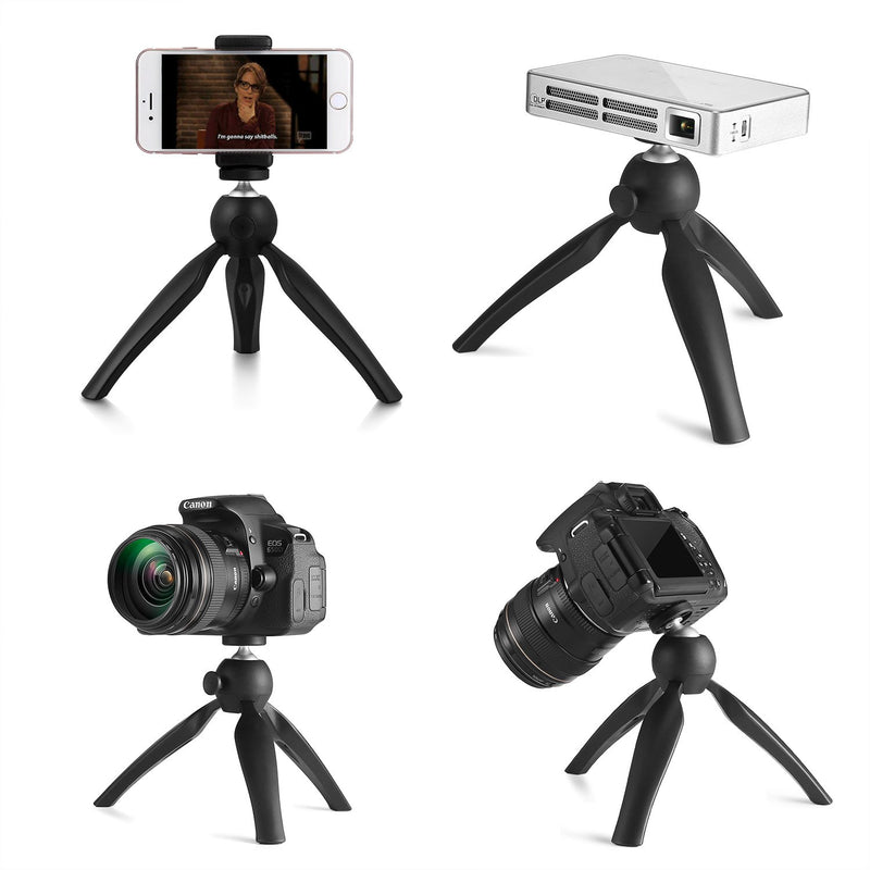 Mini Tripod Tabletop Stand with Ballhead for mini Projector DSLR Digital Cameras Video Gopro Nikon Canon Sony by WOWOTO