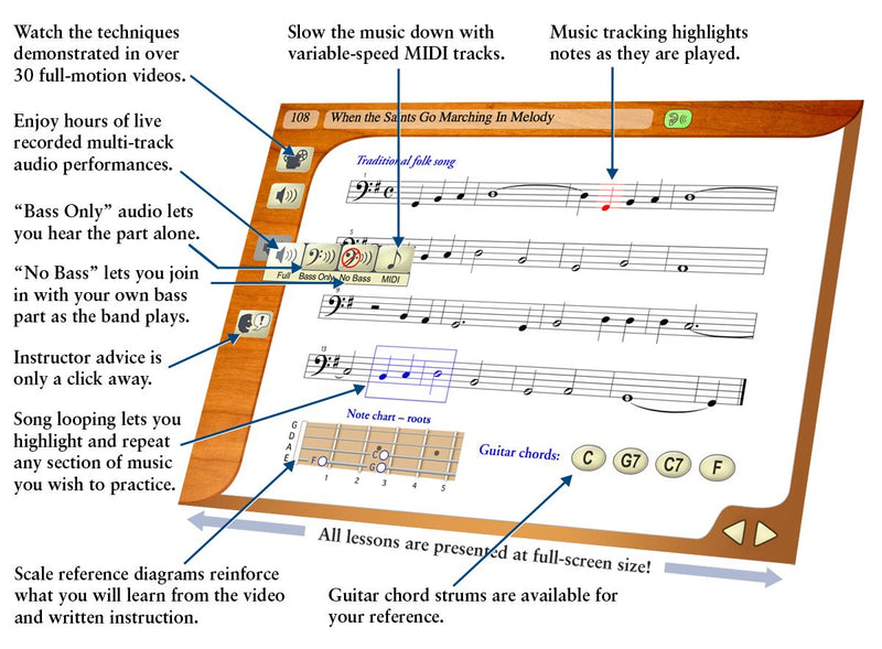 eMedia Bass Method v2 - Learn at Home PC/Mac Disc