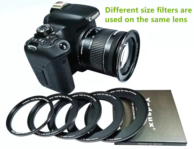 62 to 72mm Step Up Adapter Ring, 62mm Lens to 72mm Filter (62mm to 72mm) 62mm to 72mm