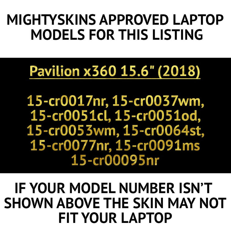 MightySkins Carbon Fiber Skin for Pavilion X360 15.6" (2018) - Amber Marble | Protective, Durable Textured Carbon Fiber Finish | Easy to Apply, Remove, and Change Styles | Made in The USA