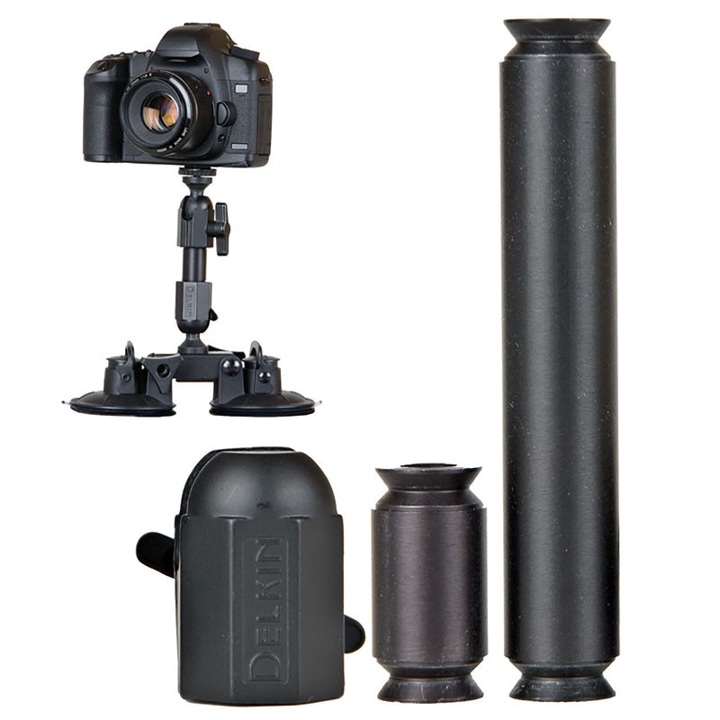 [AUSTRALIA] - Delkin Fat Gecko Extension Kit for Dual Suction/Gator Camera Mounts 