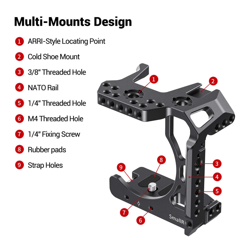 SmallRig Quick Release Half Cage for Sony A7 III / A7R III / A7R IV - CCS2629