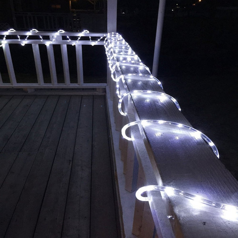 [AUSTRALIA] - FOEERS 3M 10ft 110V Led Rope Lights Outdoor Wedding Christmas Holiday Decoration Lights (White) White 