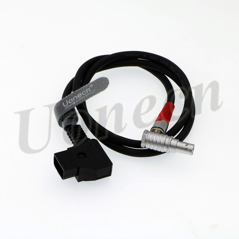 Uonecn for Anton Bauer Power Cable for Zacuto Gratical Eye Viewfinder D-Tap to Right Angle 2 Pin Male Rotate 180 Degree 28''