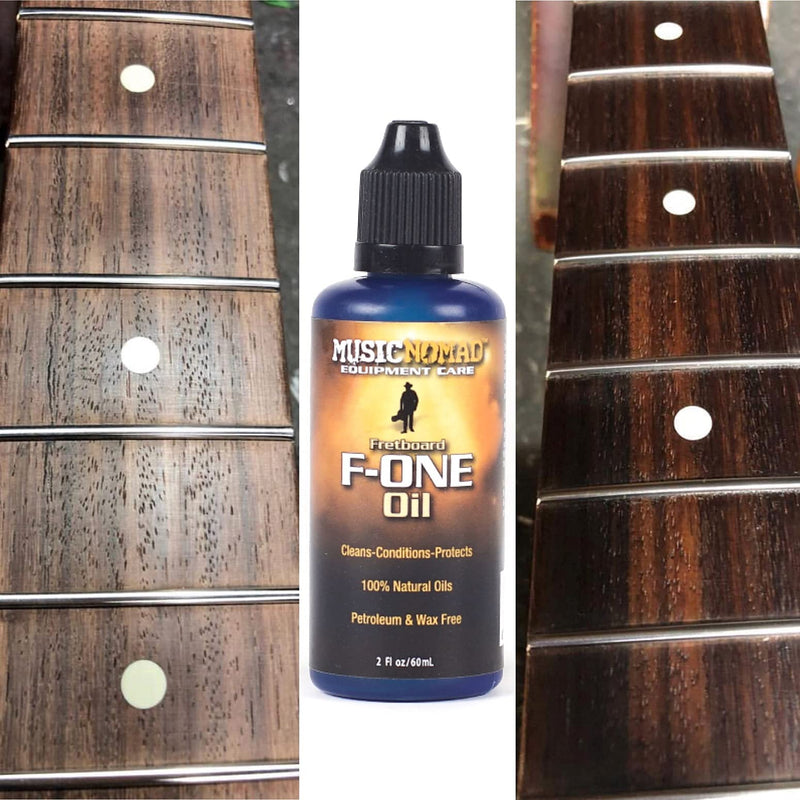 MusicNomad F-ONE Fretboard Oil Cleaner & Conditioner 2 oz (MN105)