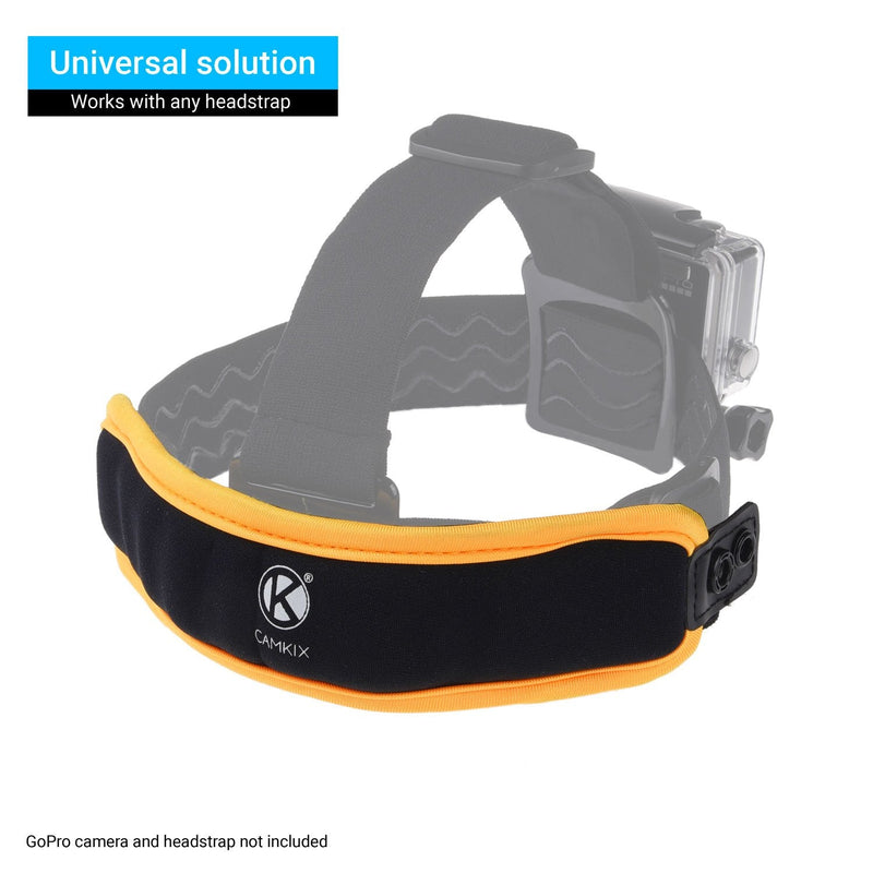 [AUSTRALIA] - CamKix 2in1 Floating Wrist Strap & Headstrap Floater Compatible with GoPro Hero 7, 6, 5, Black, Session, Hero 4, Session, Black, Silver, Session, Hero+ LCD, 3+, 3 