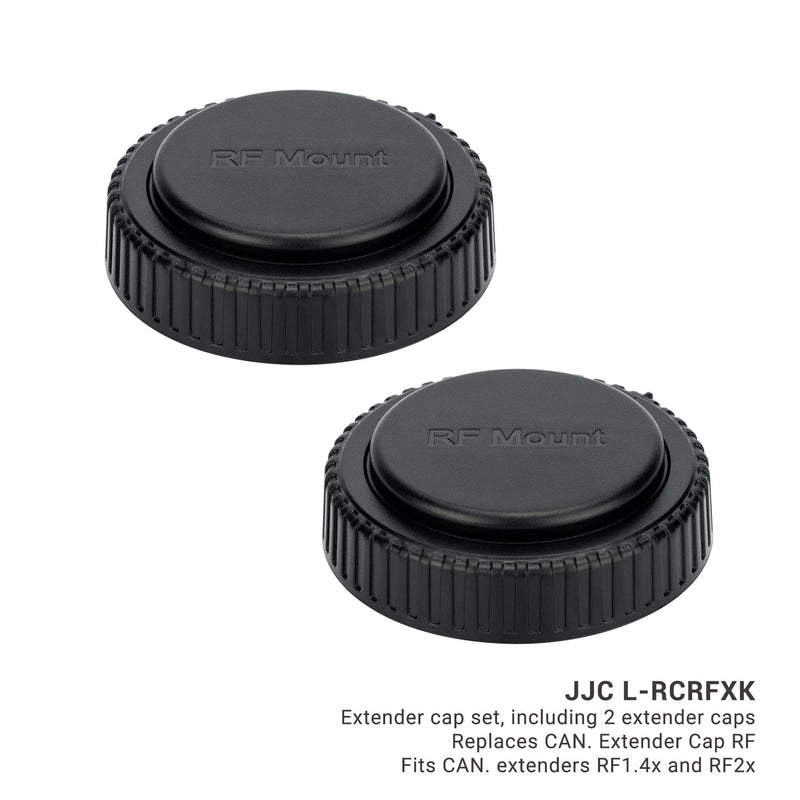 JJC 2 Packs RF Mount Lens Teleconverter Dust Cap Cover for Canon Telephoto Extender EXT. RF1.4X and EXT. RF2x on Canon RF 100-500mm RF 600mm RF 800mm Lens Replaces Canon Extender Cap RF