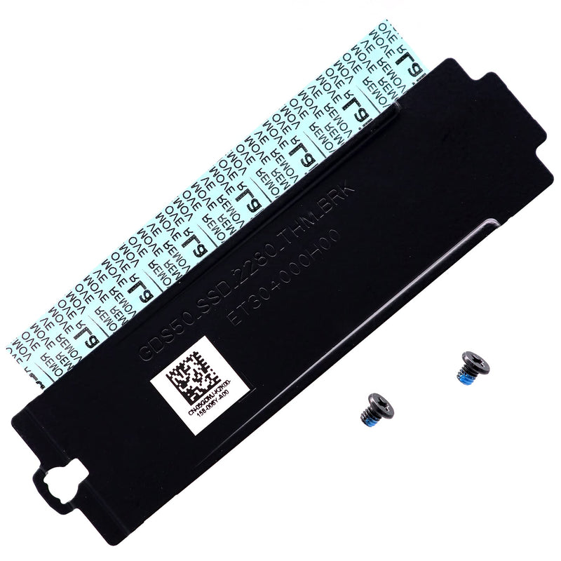 [AUSTRALIA] - Deal4GO Slot 1/ Slot 2 M.2 2280 SSD Heatsink Cover 5GDMJ 05GDMJ Thermal Shield Plate for Dell Alienware X15 R1 Gaming Laptop, Black 