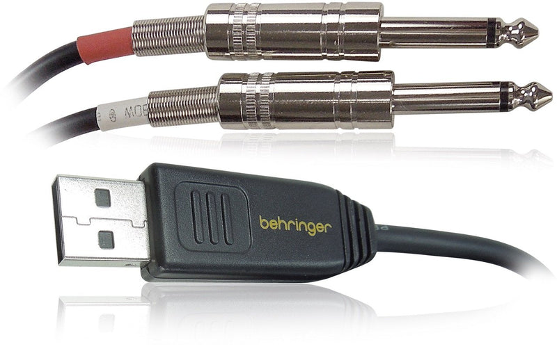 [AUSTRALIA] - Behringer Line in to USB Interface Cable (Black), 2 