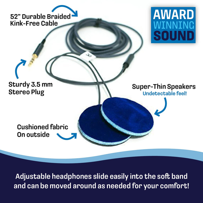 CozyPhones Over The Ear Headband Headphones - Kids Headphones Volume Limited with Thin Speakers & Super Soft Stretchy Headband - Mystic Unicorn Purple