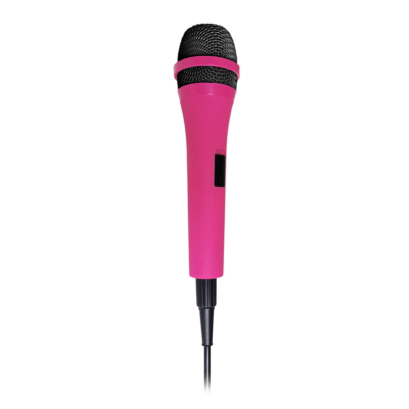 Singing Machine SMM205P Karaoke Machine Uni-Directional Dynamic Microphone with 10-Foot Cord