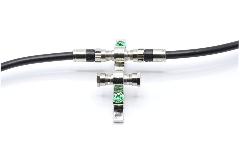 30' Feet, White RG6 Coaxial Cable (Coax Cable) with Weather Proof Connectors, F81 / RF, Digital Coax - AV, Cable TV, Antenna, and Satellite, CL2 Rated, 30 Foot 30 Feet