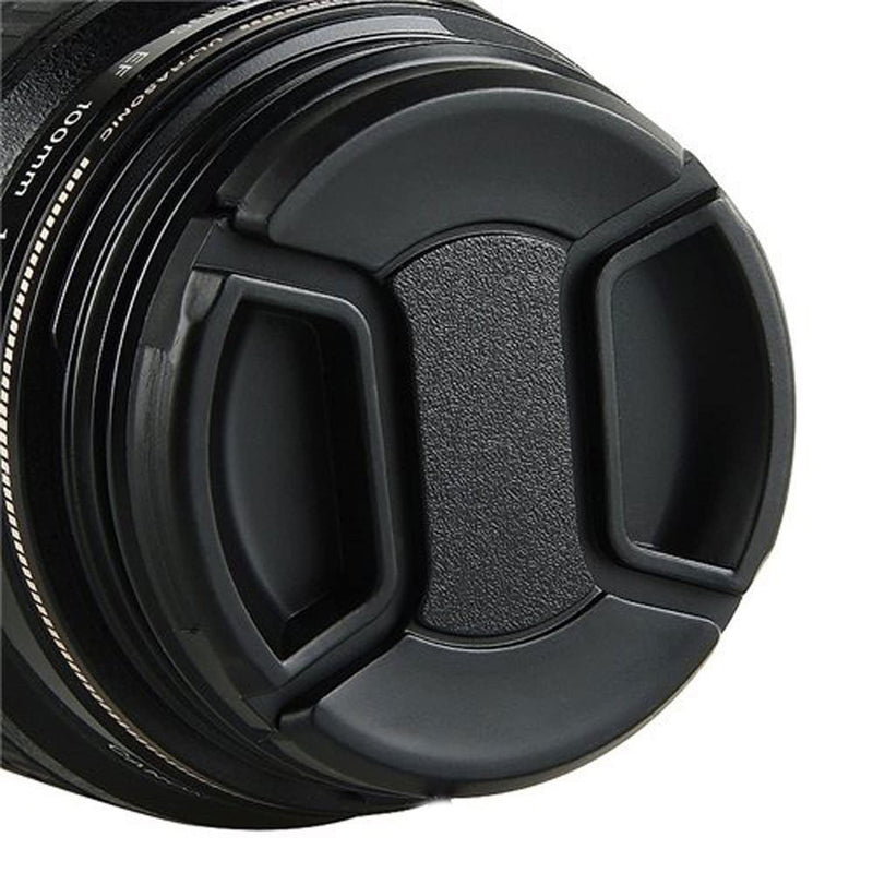 Fotasy (5 Packs Bundle) 52MM Front Lens Filter Snap On Pinch Cap, 52 mm Protector Cover for DSLR SLR Camera Lense, Model Number: LC52x5