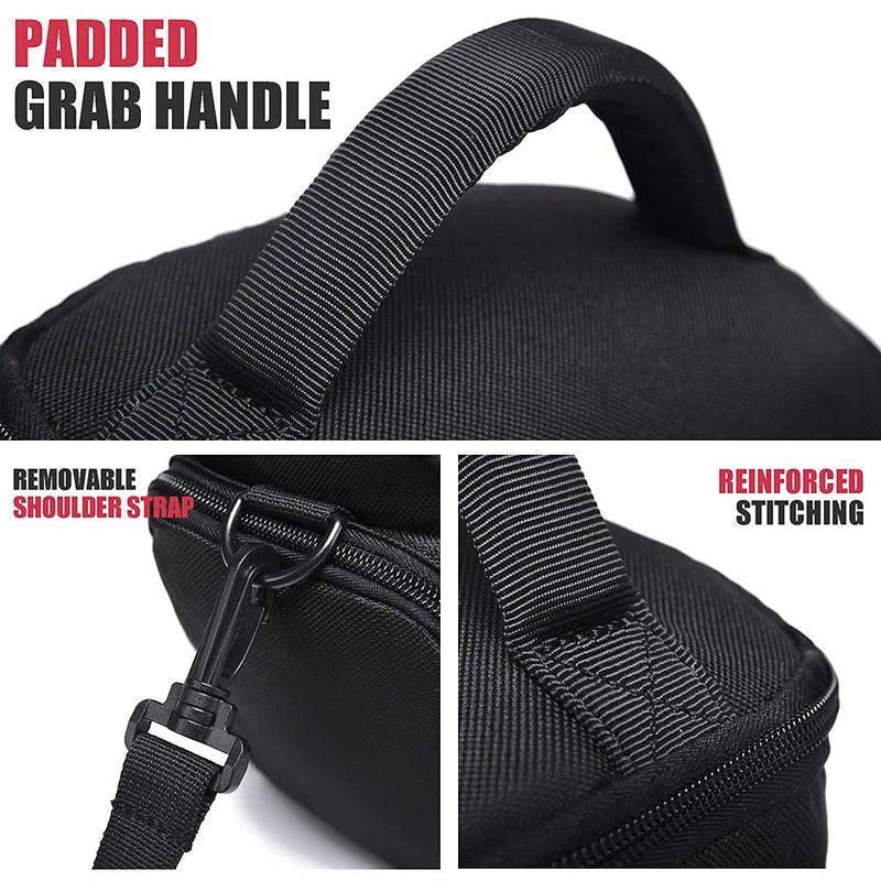 Cwatcun Single Shoulder Crossbody Compact Camera Bag Case Compatible for Canon Nikon Sony SLR DSLR Mirrorless Cameras and Lenses Waterproof Black 1.0 BLACK S