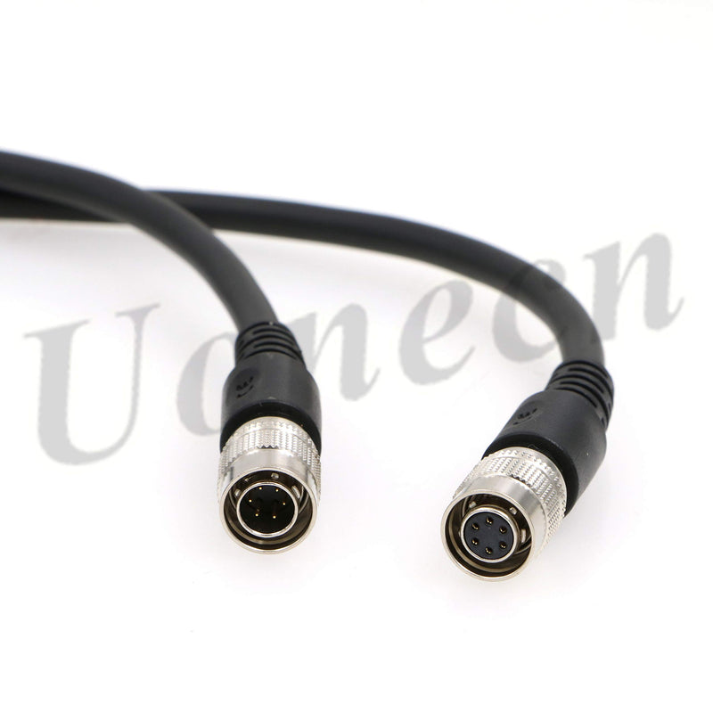 Uonecn 6 Pin Hirose Male to 6 Pin Hirose Female Cable