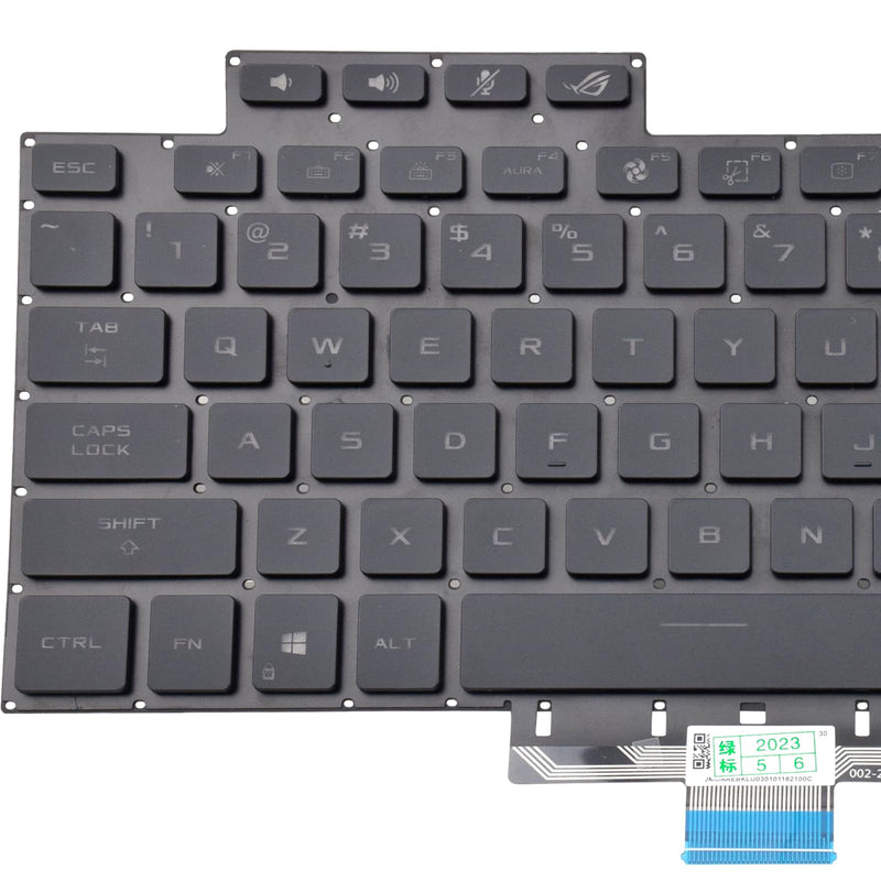 SUNMALL Replacement Keyboard Compatible with Asus ROG Zephyrus G15 2021 G15 GA503 GA503Q GA503QR GA503QS wih Backlit US Layout - Black